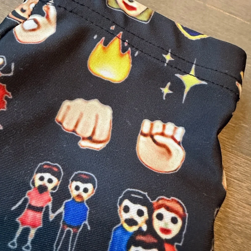 Designer! Emoji & Candy Print Kids Leggings